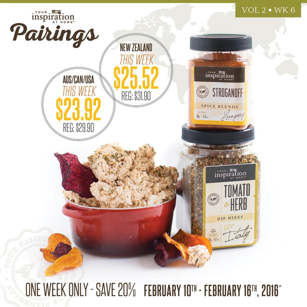 20 % off Weekly Pairings